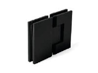 Bisagra recta de tres posiciones vidrio vidrio color negro